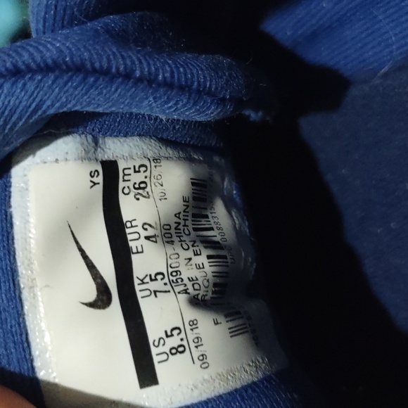 Nike Flex Experience Midnight Navy Running Sneakers Size 8 - Picture 7 of 7